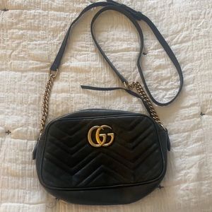 Preloved Gucci Marmount Small Matelassè Shoulder Bag